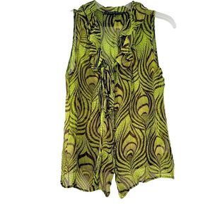 ANTONIO MELANI Sheer Blouse